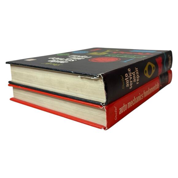 1969 Stockel "Auto Mechanics Fundamentals" / "Auto Service & Repair" HC Manuals - Picture 7 of 15